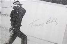 Tommy Bolt Signed Paper Article Reproduction - Framed JSA ALOA