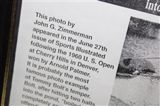 Tommy Bolt Signed Paper Article Reproduction - Framed JSA ALOA
