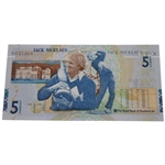 2005 Open Championship at St. Andrews Official Programme & Royal Bank of Scotland Nicklaus 5 Pound Note