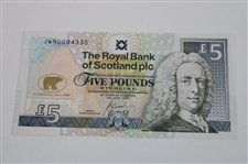 2005 Open Championship at St. Andrews Official Programme & Royal Bank of Scotland Nicklaus 5 Pound Note