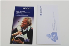 2005 Open Championship at St. Andrews Official Programme & Royal Bank of Scotland Nicklaus 5 Pound Note