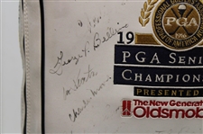 Palmer, Nicklaus, Player & other Stars Signed 1991 Senior PGA Championship at PGA National GC Golf Bag