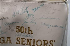 Gary Player, Lee Elder, Charlie Sifford & 50+ Other Stars Signed 50th Senior PGA Championship at PGA National GC Golf Bag