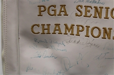 Gary Player, Lee Elder, Charlie Sifford & 50+ Other Stars Signed 50th Senior PGA Championship at PGA National GC Golf Bag