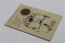 Bobby Jones & Espinosa 1929 Playoff at Winged Foot Penny Card