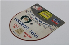 c.1944 All American All Time Sports Champions Record Trivia Wheel w/ Bobby Jones
