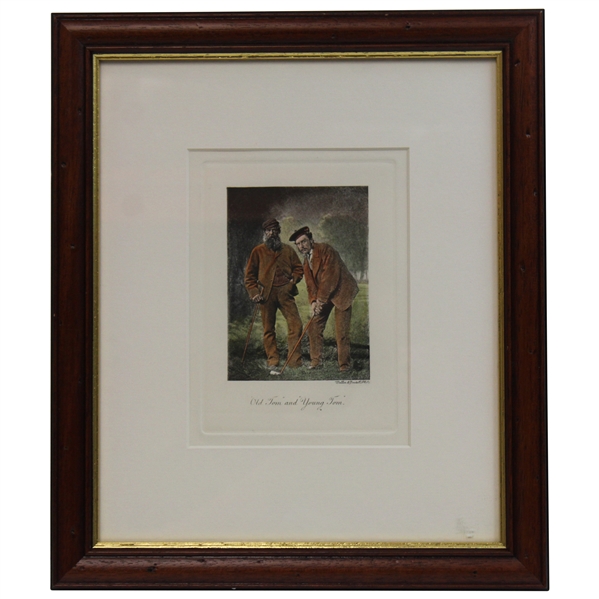 Old Tom & Young Tom Morris Framed Print By Artist Walker Boutall