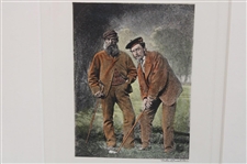 Old Tom & Young Tom Morris Framed Print By Artist Walker Boutall