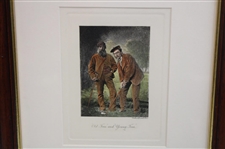 Old Tom & Young Tom Morris Framed Print By Artist Walker Boutall