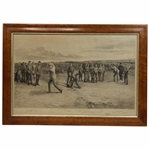 1892 'Golf' Tom Morris & Willie Park at St Andrews Etching By W.G. Stevenson and Etched By C.O. Murray