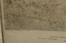 1892 'Golf' Tom Morris & Willie Park at St Andrews Etching By W.G. Stevenson and Etched By C.O. Murray