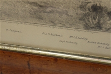 1892 'Golf' Tom Morris & Willie Park at St Andrews Etching By W.G. Stevenson and Etched By C.O. Murray