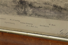 1892 'Golf' Tom Morris & Willie Park at St Andrews Etching By W.G. Stevenson and Etched By C.O. Murray