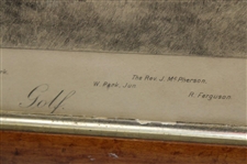 1892 'Golf' Tom Morris & Willie Park at St Andrews Etching By W.G. Stevenson and Etched By C.O. Murray