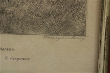 1892 'Golf' Tom Morris & Willie Park at St Andrews Etching By W.G. Stevenson and Etched By C.O. Murray