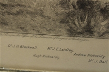 1892 'Golf' Tom Morris & Willie Park at St Andrews Etching By W.G. Stevenson and Etched By C.O. Murray