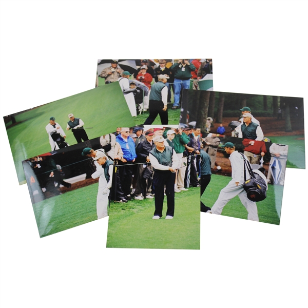 Six (6) Jack Nicklaus 2003 Masters Tournament Original Photos