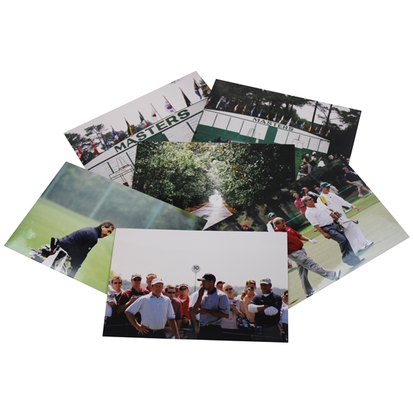 Six (6) Masters Tournament Tiger, Seve, Daly/Zoeller, Scoreboard & Magnolia Ave Original Photos