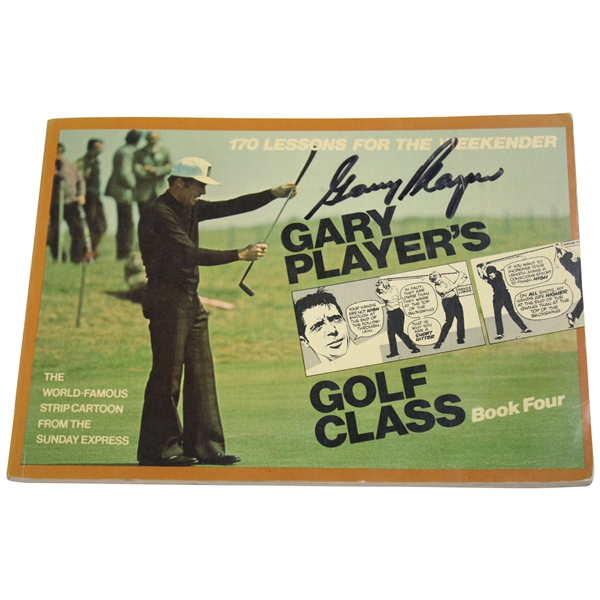 Gary Player Signed 1980 Gary Players Golf Class Book Four JSA ALOA
