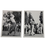Pair of Original Cary Middlecoff Post Swing Photos By Alex Morrison