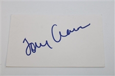 Tommy Aaron Signed Cut Card w/Tommy Aaron Signature Golf Ball Box w/Balls