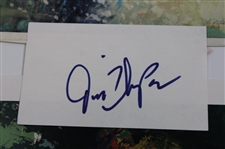Lee Elder, Jim Dent, Calvin Peete(x2) & other Signed Neiman Prints & Sports Illustrated Magazine JSA ALOA