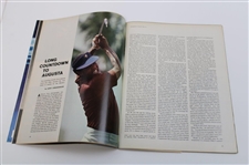 Lee Elder, Jim Dent, Calvin Peete(x2) & other Signed Neiman Prints & Sports Illustrated Magazine JSA ALOA