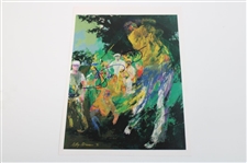 Lee Elder, Jim Dent, Calvin Peete(x2) & other Signed Neiman Prints & Sports Illustrated Magazine JSA ALOA