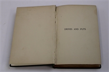 1899 1St Ed 'Drives And Puts' Walter Camp & Lilian Brooks