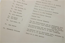 1951 Masters Tournament Auction Pool - Players' Records & Qualifiers
