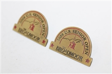 Past Champion Brad Bryant’s Pair of 2008 US Senior Open at Broadmoor Pins