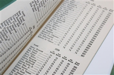 1955, 1957 & 1958 Records of the Masters Tournament Green Booklets (3)