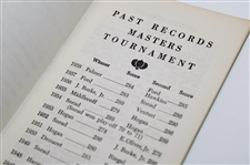 1955, 1957 & 1958 Records of the Masters Tournament Green Booklets (3)