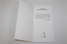 2006 Augusta National Golf Club Golf Course Changes & Improvements White Booklet