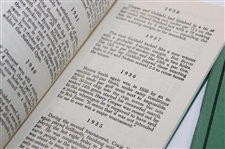 1960, 1963, 1966 & 1967 Records of the Masters Tournament Green Booklets (4)