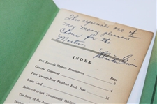 1960, 1963, 1966 & 1967 Records of the Masters Tournament Green Booklets (4)