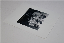 Ron Kirkwood Signed Black And White Photo Of Joe Kirkwood And His Wife And Twin Sons
