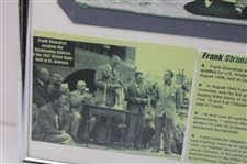 Frank Stranahan 'World's Winningest Amateur' Personal Stitched Cloth Handkerchief Framed Presentation