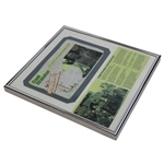 Frank Stranahan 'World's Winningest Amateur' Personal Stitched Cloth Handkerchief Framed Presentation