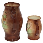 Large Royal Doulton Pitcher And Matching Mug