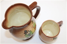 Large Royal Doulton Pitcher And Matching Mug