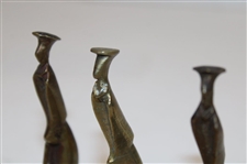 Three (3) Vintage Bronze Art Deco Golfers - China