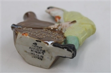 Classic Nineteenth Hole Golfer Porcelain Mini Flask - Made in Japan