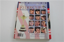 Six (6) Ryder Cup Programs/Journals From Years 1993-2014
