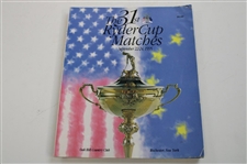 Six (6) Ryder Cup Programs/Journals From Years 1993-2014