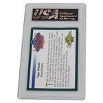 2001 Legends Sports Vol. 13 #1 #NNO Tiger Woods Grand Slam Card Usasportscards.Com Grade 10 #50596390