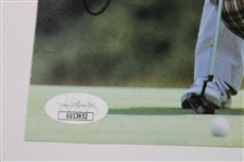 Jack Nicklaus Signed 'Lining Up Putt' Personalized Photo JSA #UU13652