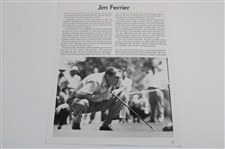 Dow Finsterwald Signed Black and White Magazine Page JSA #UU13657