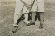 1925 Gene Sarazen 'Golf Star Gives Lessons to Hollywood Leading Man' with Thomas Meighan