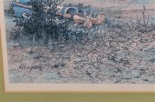 1999 Golfers Anonymous Helpline & Arnie's Golf Shop Print By Artist Bill Kimpton - Framed